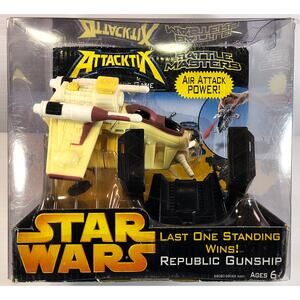 Hasbro Attacktix Battle Figure Game Star Wars REPUBLIC GUNSHIP, See Pics/Descr.